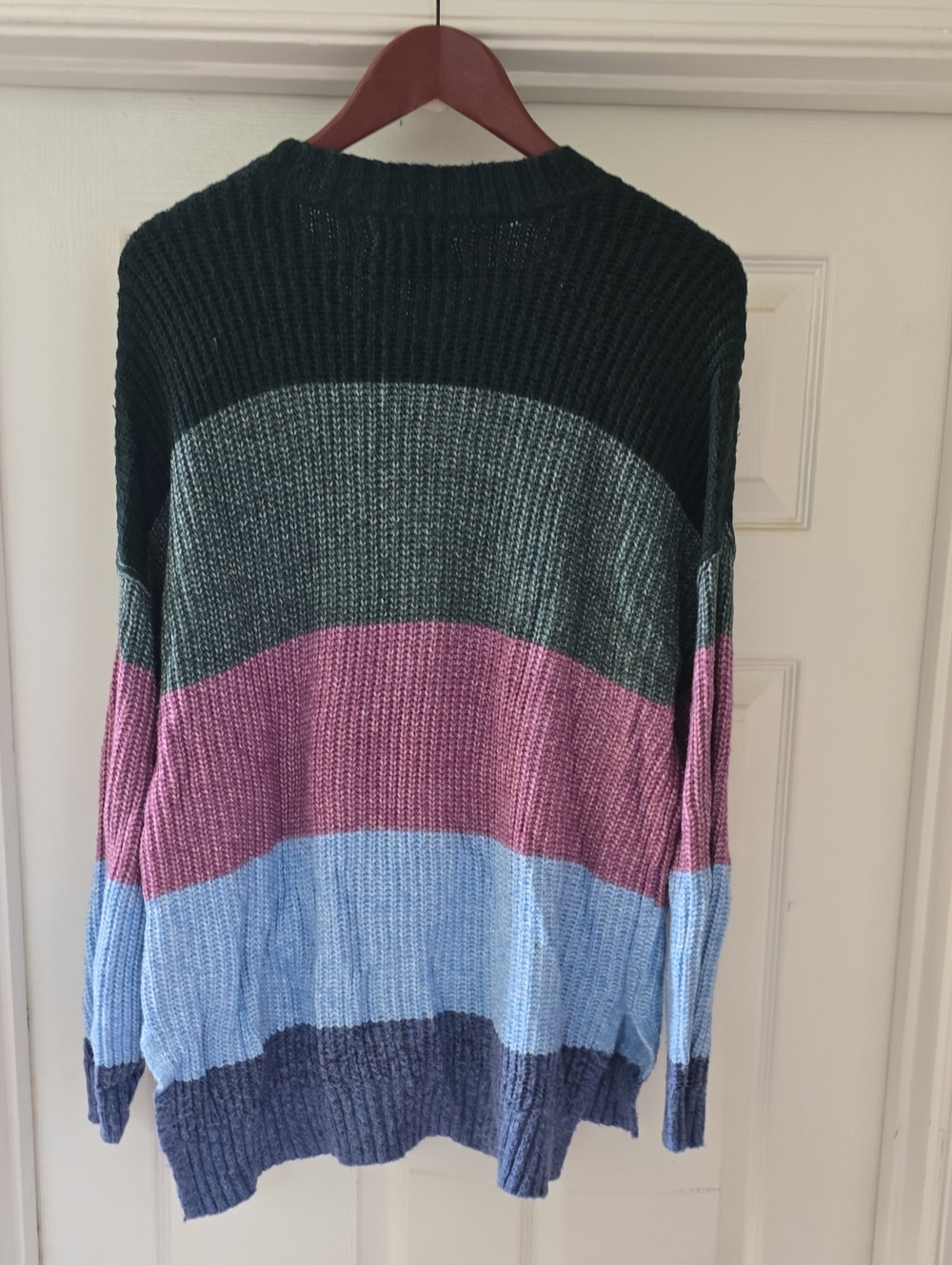 American Eagle Striped Crewneck Sweater- Size SM - Picture 3 of 5